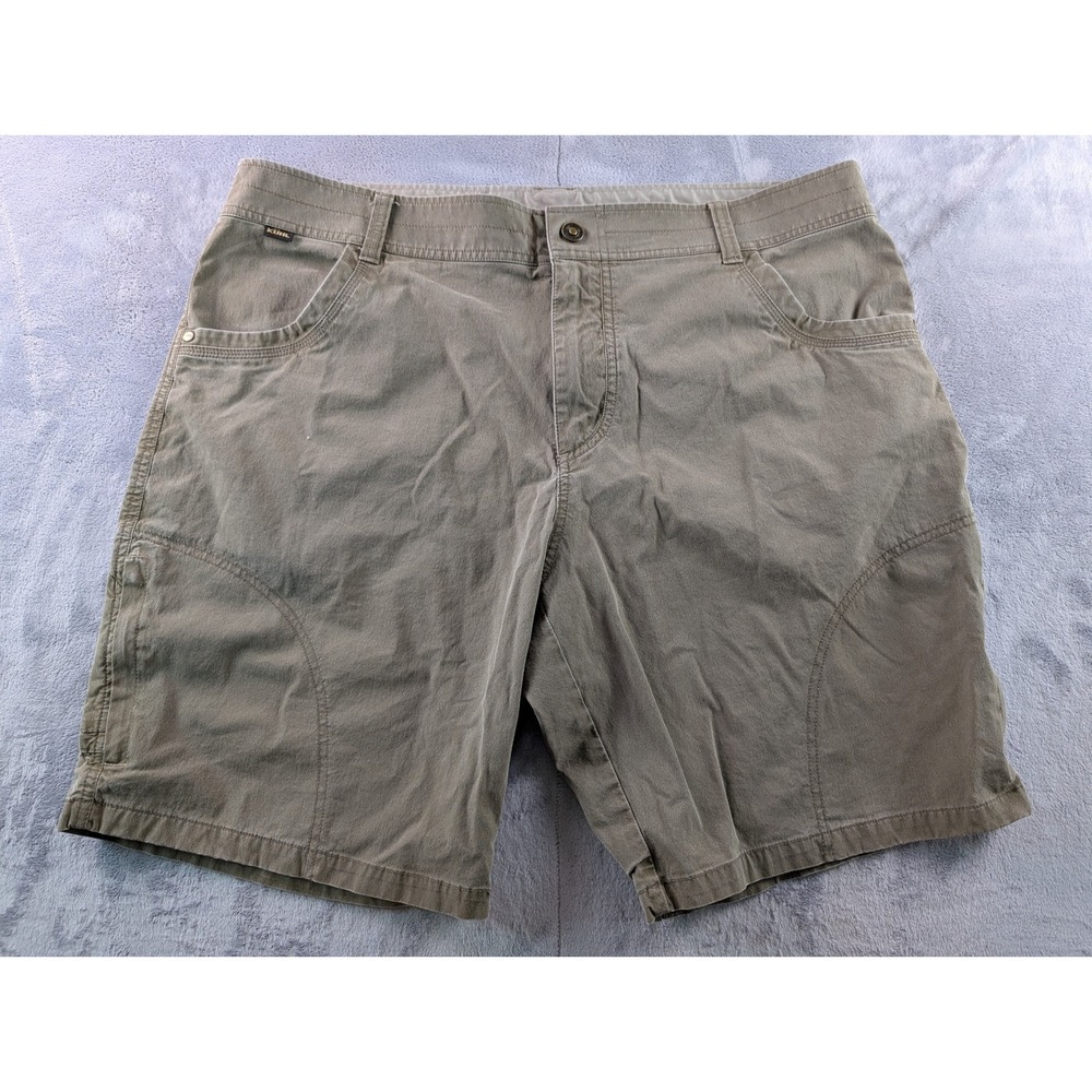 KUHL Mens 40 Vintage Patina Dye Utility Hiking Shorts Brown 5125